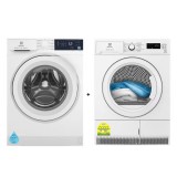 (Bundle) Electrolux EWF9024D3WB UltimateCare 300 Front Load Washing Machine (9kg) + EDH804H3WB UltimateCare 300 Heat Pump Dryer (8kg)